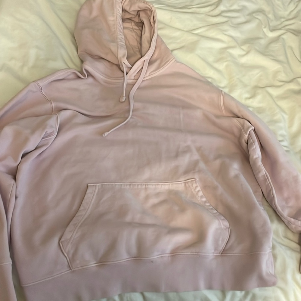 American Eagle Pink Hoodie size Large